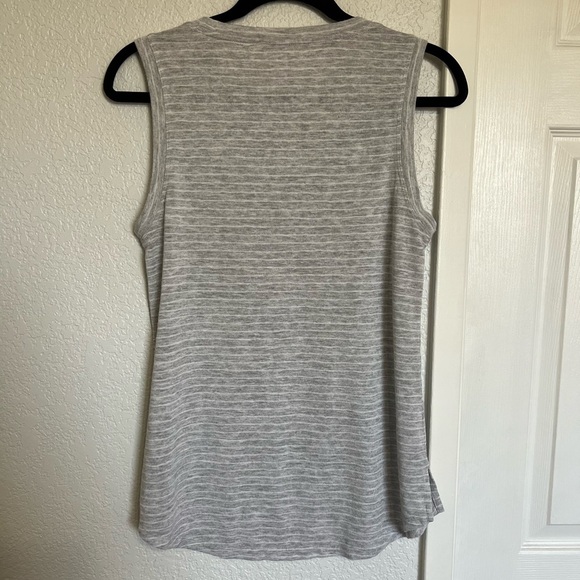 Athleta Breezy Striped Top in Grey - Picture 7 of 8